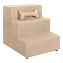 Ver imagem 2 de Escadinha para Pet Escada Filhotinhos Subir no Sofá e Cama Bege