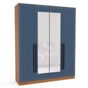 Ver imagem 4 de Guarda Roupa 161,1cm 4 Portas com Espelho 240851 Valência Politorno Móveis
