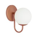Ver imagem 2 de Arandela Luminária Curva P Globo 10 Cm Moderno Cobre Fosco Bf Decor Arandela Curva P Globo 10