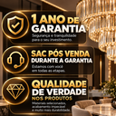 Ver imagem 4 de Lustre Cristal Legítimo Pião Retangular 60x 30x 85cm Alt