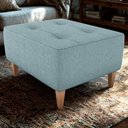 Ver imagem 2 de Puff para Sala 62 Cm Piva Tecido Boucle F495 Azul Milani Store