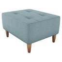 Ver imagem 1 de Puff para Sala 62 Cm Piva Tecido Boucle F495 Azul Milani Store