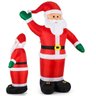 Papai Noel Inflavel Natal Natalino Festa Fim de Ano Decoraçao Enfeite Casa Loja Shopping Entrada com - 1