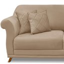 Ver imagem 3 de Sofa 2 Lugares Retro Polo 180cm com Almofada Suede 1101 Ezz 1101