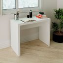 Ver imagem 6 de Mesa para Escritório Escrivaninha 90 Cm Branco