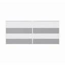 Ver imagem 5 de Balcões para Recepção Atendimento Escritório 240 Cm F5 Cor:cinza Sagrado com Branco