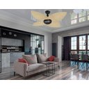 Ver imagem 2 de Ventilador de Teto Office Jet Aspen Venti-delta Preto Rattan Natural 220v