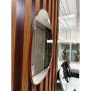 Ver imagem 6 de Espelho Orgânico com Alça de Couro Sintético com 45x70 Decoração Banheiro Sala:preto