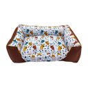 Ver imagem 1 de Caminha para Cachorro Retangular Caramelo 100% Algodão Duz Pets - Espaço e Conforto para Esticar:m