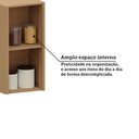 Ver imagem 4 de Armário Aéreo para Cozinha 40cm 1 Porta Lúmina Luciane Móvei Freijó/freijó