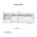Ver imagem 5 de Rack para TV em MDF Estante 2.70m