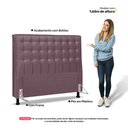 Ver imagem 3 de Cabeceira Cama Box Casal Queen Size Ciara 160cm Botonê com Frame Veludo Rosê - Abmaza