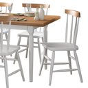 Ver imagem 5 de Mesa de Jantar Udine com 4 Cadeiras Branco e Natural 160x80