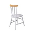 Ver imagem 6 de Mesa de Jantar Udine com 4 Cadeiras Branco e Natural 160x80