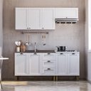 Ver imagem 4 de Cozinha Compacta Modulada 4 Peças 8 Portas 3 Gavetas 190cm Provençal - Mademovel