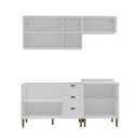 Ver imagem 6 de Cozinha Compacta Modulada 4 Peças 8 Portas 3 Gavetas 190cm Provençal - Mademovel