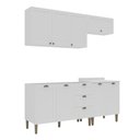 Ver imagem 3 de Cozinha Compacta Modulada 4 Peças 8 Portas 3 Gavetas 190cm Provençal - Mademovel