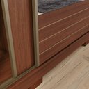 Ver imagem 5 de Guarda Roupa Ipanema 3 Portas Slide Glass 4 Gavetas MDF Pm Home