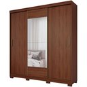 Ver imagem 2 de Guarda Roupa Ipanema 3 Portas Slide Glass 4 Gavetas MDF Pm Home