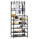 Ver imagem 1 de Estante Modular 5 Prateleiras Arara Cabideiro e Sapateira