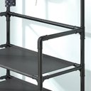 Ver imagem 2 de Estante Modular 5 Prateleiras Arara Cabideiro e Sapateira