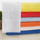 Ver imagem 7 de Kit 35 Toalhas Social Fina Bianca 100% Algodão Toque Macio Boa Absorção Barra Etamine 21x31cm