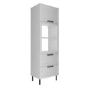 Ver imagem 7 de Armário Torre Quente 70cm com 2 Gavetas e 1 Porta Basculante 100% Mdf Phoenix Móvel na Caixa