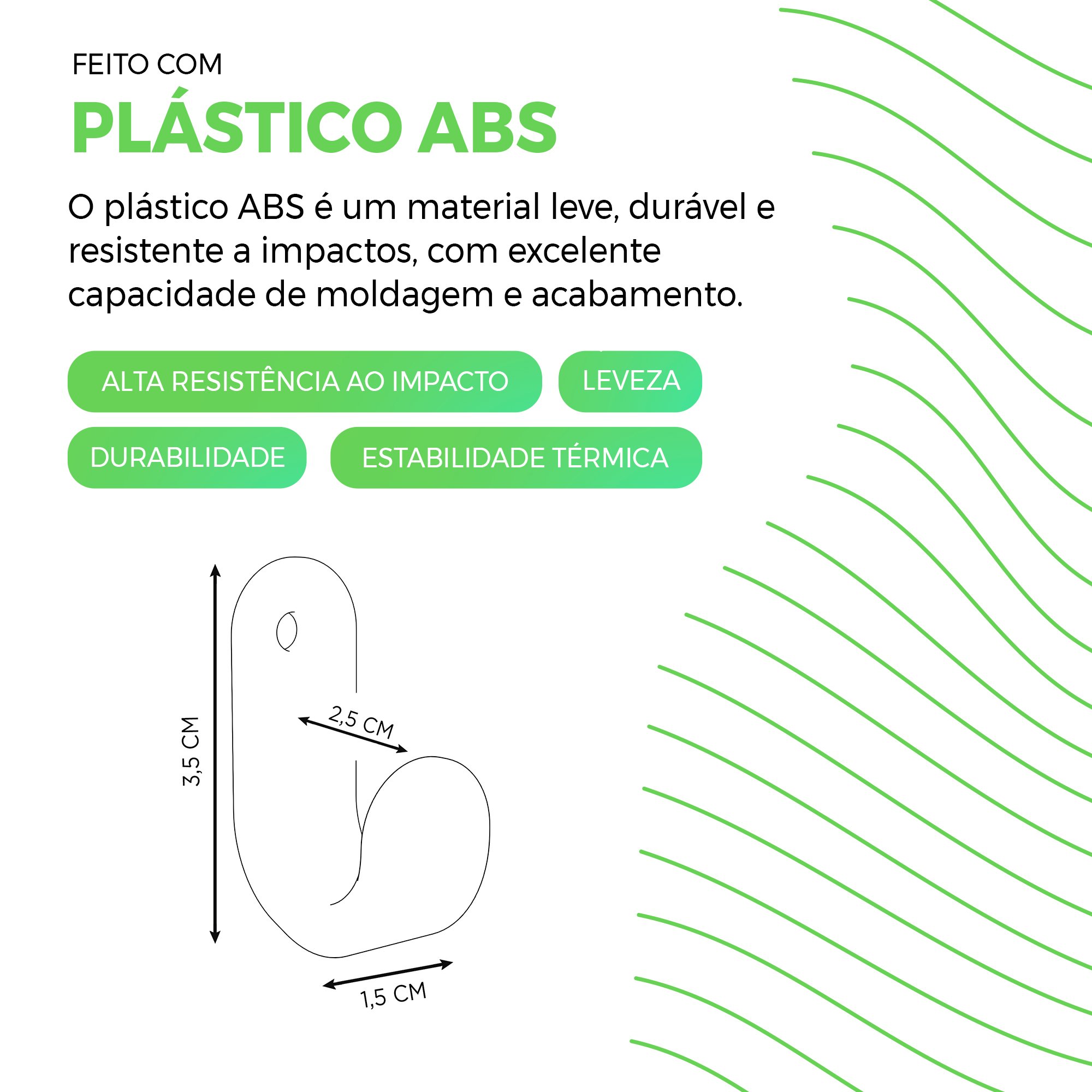 Gancho Prático: Suporte de Parede para  Bolsa, Mochila, Multiuso, Organizador, Jaqueta, Toalha-Cinza - 2