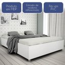 Ver imagem 4 de Quarto de Casal Completo com Guarda-Roupa, Cama Box, Cômoda e 2 Mesa de Cabeceiras Soft Espresso Móv