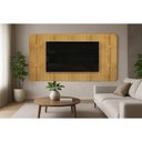 Ver imagem 1 de Painel Quarto P/ Tv até 75 Pol Areta 218x132cm Cedro - Dj Móveis