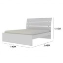 Ver imagem 4 de Quarto de Solteiro Completo com Guarda-Roupa, Cama e Penteadeira Mari Espresso Móveis
