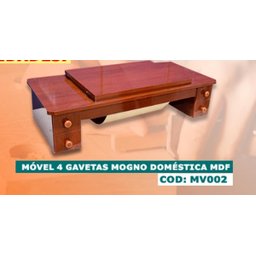 Móvel para Máquina de Costura Doméstica com 4 Gavetas - 3