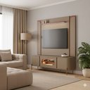 Ver imagem 6 de Kit Painel Maresias e Rack Juquehy C/ Iluminação Led Tv 75” - Fendi/ Freijó