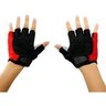 Luva Ciclismo Gel Preto e Vermelho Meio Dedo Mtb Speed Bicicleta:gg - 4