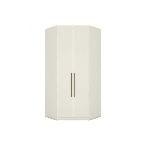 Guarda Roupa Closet Casal de Canto Oblíquo Mc05 Seletto C- 2 Portas e 3 Gavetas Areia - Henn