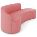 Ver imagem 6 de Sofá 4 Lugares para Sala 220cm Orgânico Wendi Suede Rosê I01 - Mpozenato