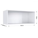 Ver imagem 2 de Armário Aéreo Cozinha Light Branco - Irm Móveis