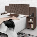 Ver imagem 1 de Cabeceira para Cama Box 2 Mesa de Apoios Classic Carmolar