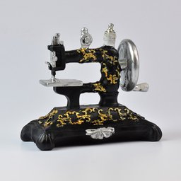 Enfeite Máquina de Costura Retrô em Resina - 4