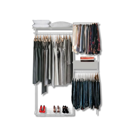 Closet Aramado - Linear Clr373 Gav Corcor, Tamanhocor:branco;tamanho:1,60