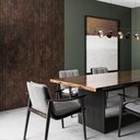 Ver imagem 6 de Painel Ripado Laminado Autocolante Flexível Amadeirado 10mt Corten com Textura Amadeirado