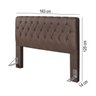 Cabeceira para Cama Box Queen Grécia Carmolar - 4