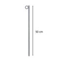 Ver imagem 2 de Estaca P/Jardinagem Sustentação de Plantas 50cm 06 Unidades Aço Ca-50 (6Mm)