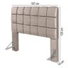 Cabeceira para Cama Box King Maily Carmolar - 4