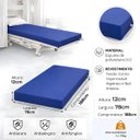 Ver imagem 2 de Colchão Hospitalar Solteiro Espuma D23 188x78x12cm Antiácaro