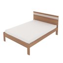 Ver imagem 4 de Cama de Casal Madeira CM8009 Amêndoa/Branco - Tecno Mobili