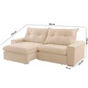 Ver imagem 4 de Sofá Hall Linho Dois Módulos de 80cm B25cm Meu Sofá Online