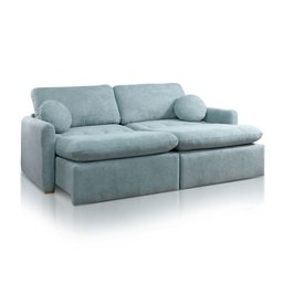 Sofá Cama Oslo Luxo Retrátil Almofadas Soltas 1.80m Veludo Jc Estofados - 3