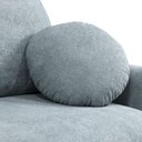 Ver imagem 6 de Sofá Cama Oslo Luxo Retrátil Almofadas Soltas 1.80m Veludo Jc Estofados