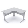 MESA EM L P/ ESCRITÓRIO 140X140 PANDIN MAXXI - CINZA ETP1414 - 1